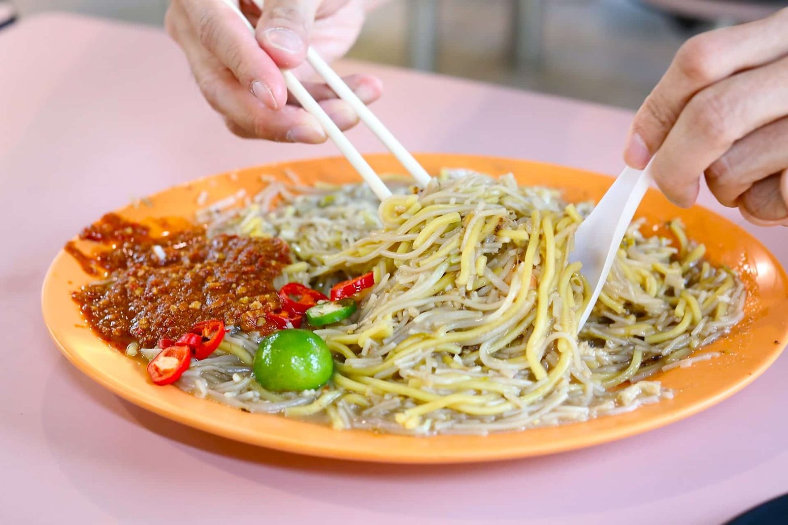 Singapore Fried Hokkien Mee 新加坡福建炒面