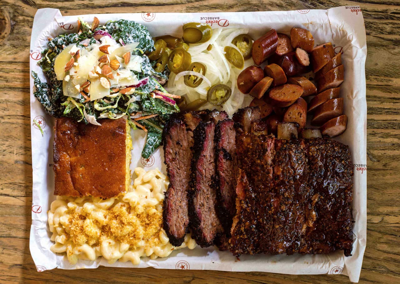 Decker Barbecue Texas BBQ platter
